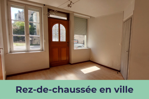 Appartement situé au rez-de-chaussée en centre-ville