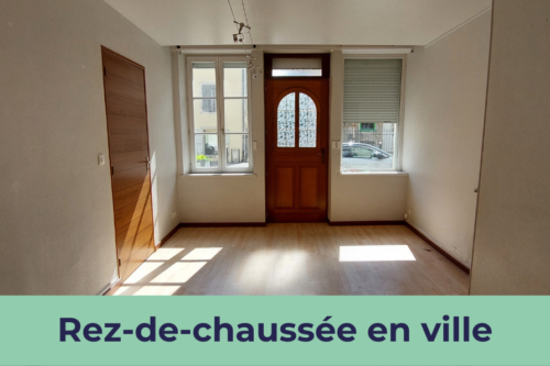 Appartement situé au rez-de-chaussée en centre-ville