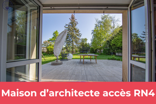 Maison d’architecte 4 chambres