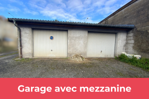 Garage avec mezzanine